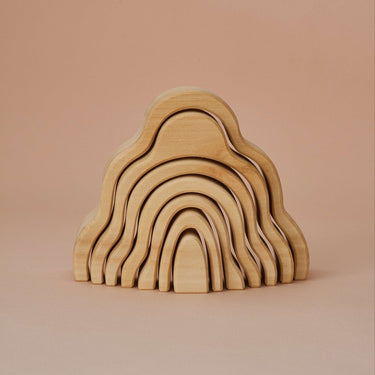 Raduga Grez Wooden Arch Stacker, Natural Waterfall